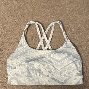 Women's lululemon Gray Patterned Sports Bra size 2